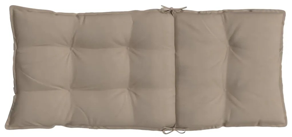 Almofadões cadeira encosto alto 2pcs oxford cinza-acastanhado