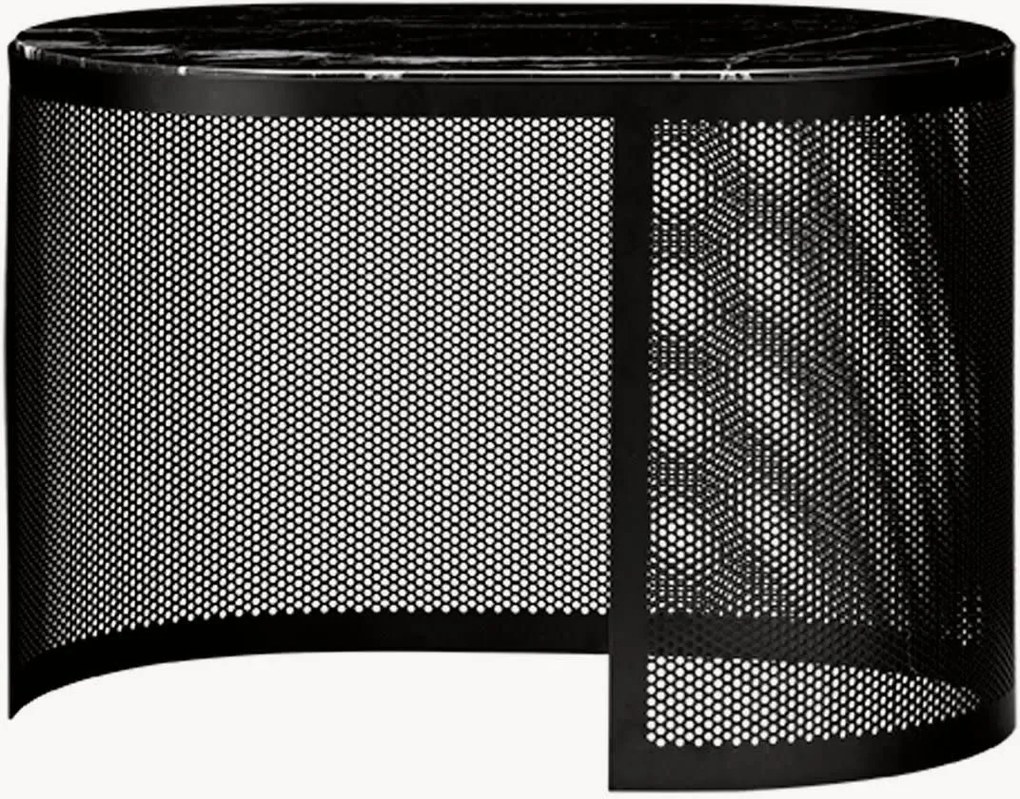Mesa de apoio oval em mármore Pausillus