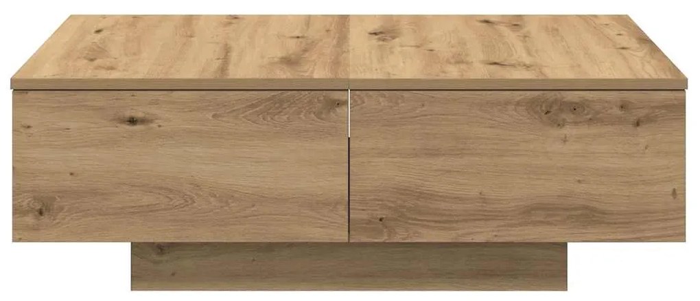 Mesa de centro 90x60x31 cm deriv. madeira carvalho artisiano