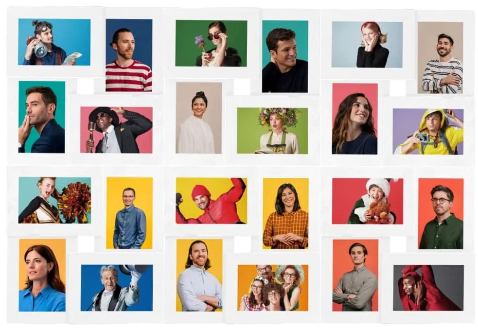 Moldura para 24 (10x15 cm) fotografias MDF branco