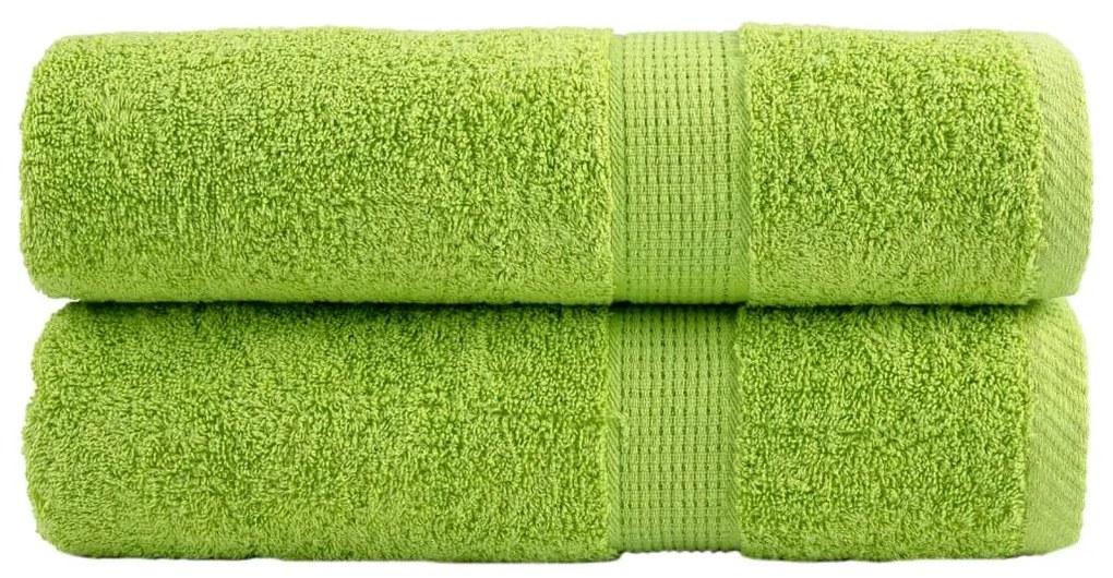 Toalhas de banho premium SOLUND 2 pcs 100x150 cm 600 gsm verde