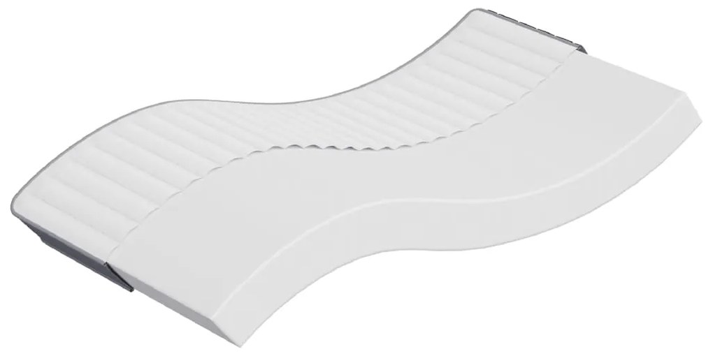 vidaXL Colchão de espuma médio suave 120x200 cm
