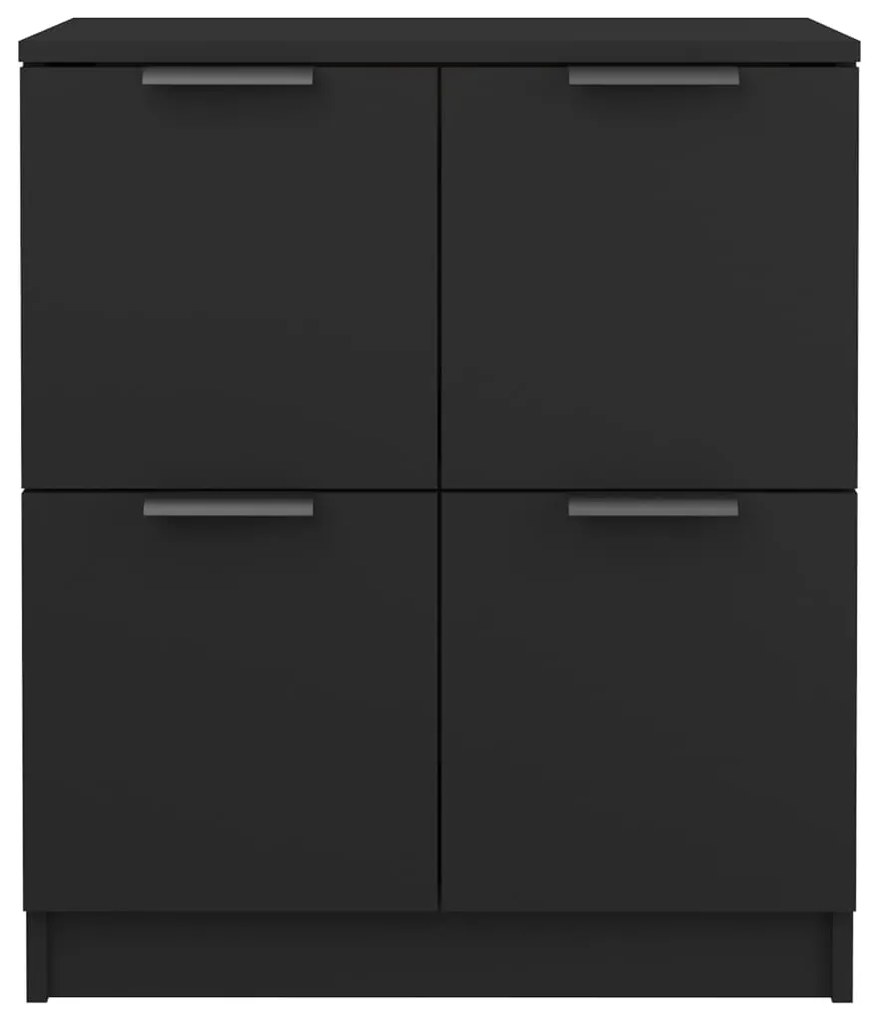 Aparador 60x30x70 cm derivados de madeira preto