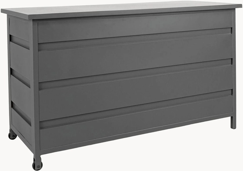 Caixa de arrumação para jardim com rodas Cassis