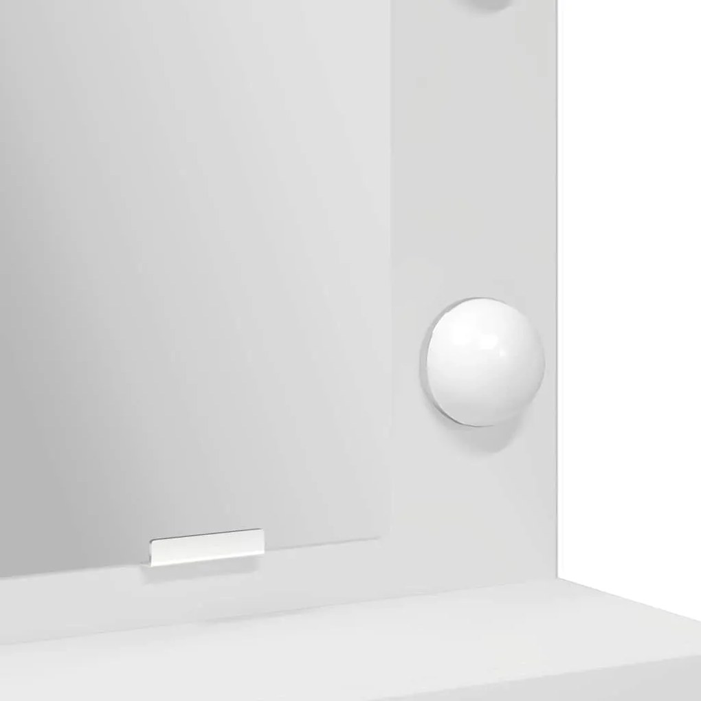 Mesa de Maquiagem vidaXL com Luzes LED Brancas 50x41x135 cm