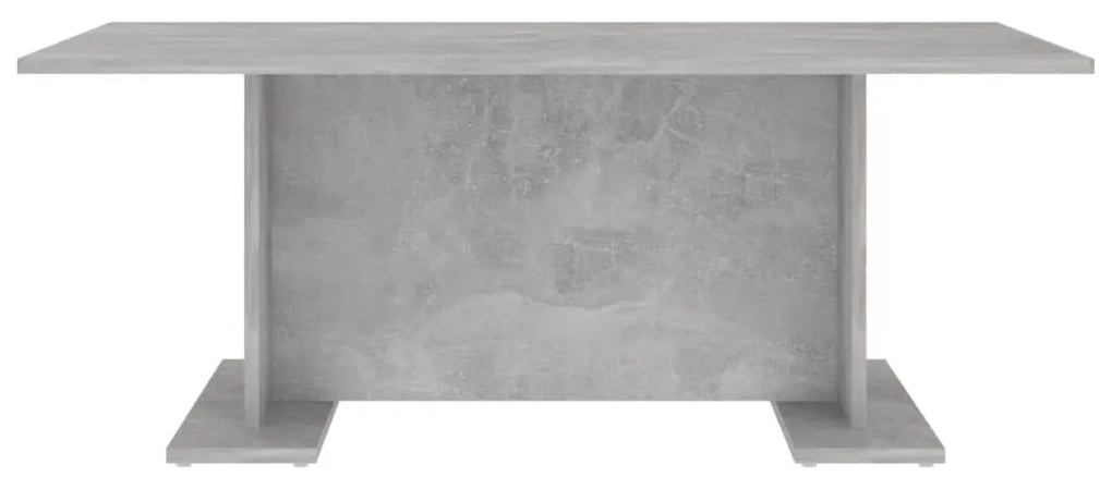 Mesa de centro 103,5x60x40 cm contraplacado cinzento cimento