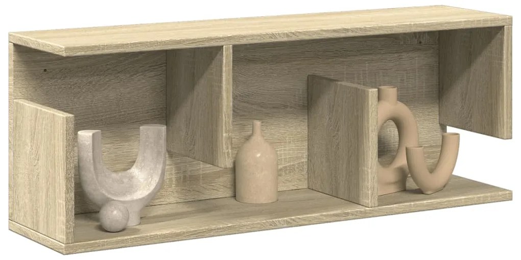 Armário de parede 80x20x30 cm derivados madeira carvalho sonoma