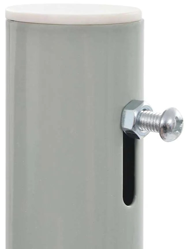 Toldo lateral retrátil para pátio 80x300 cm castanho