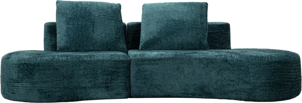 SOFÁ ISLAND TEAL 238X92X78 CM(COMPRESSO) AZUL