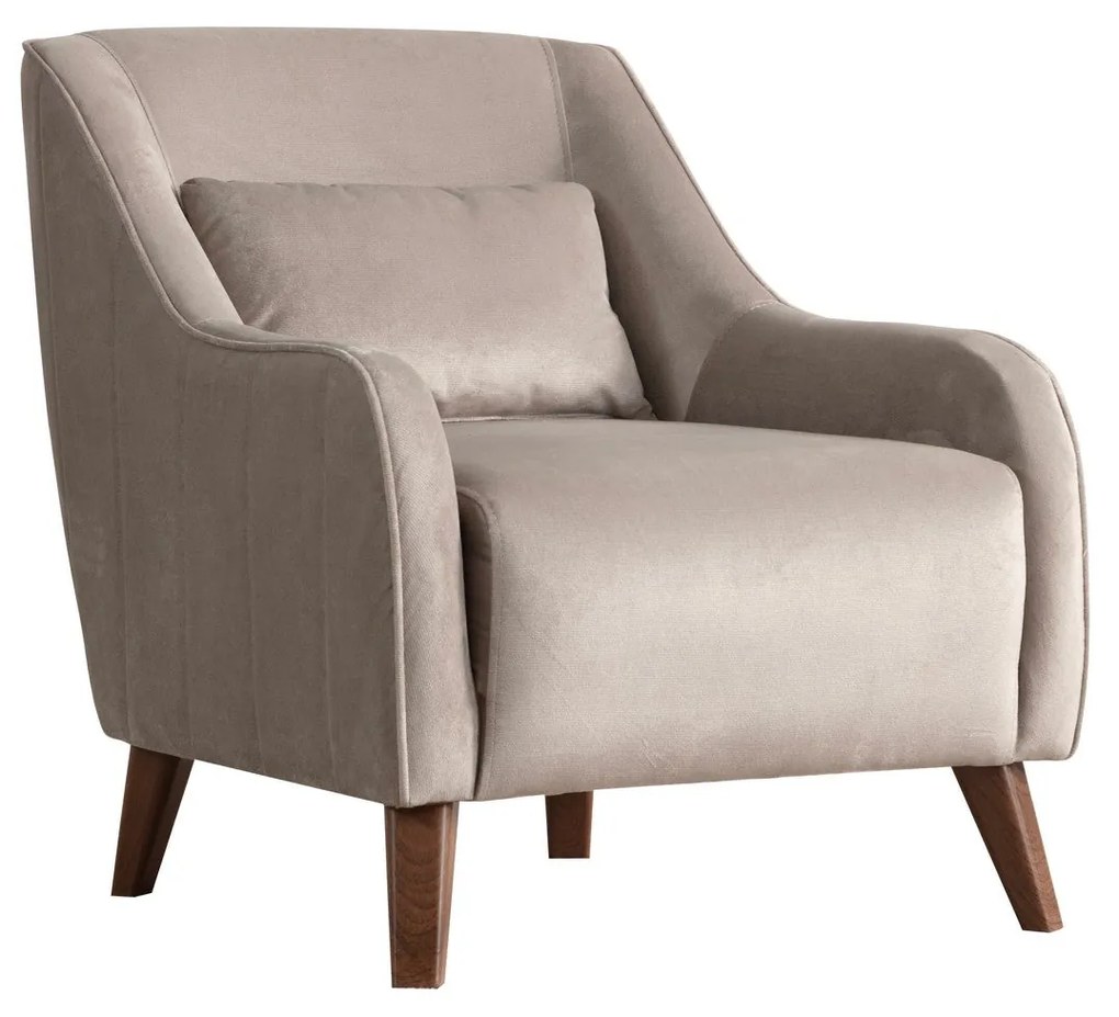 Cadeira Wing Buhara – Cinzento Claro – 60x81x72 cm