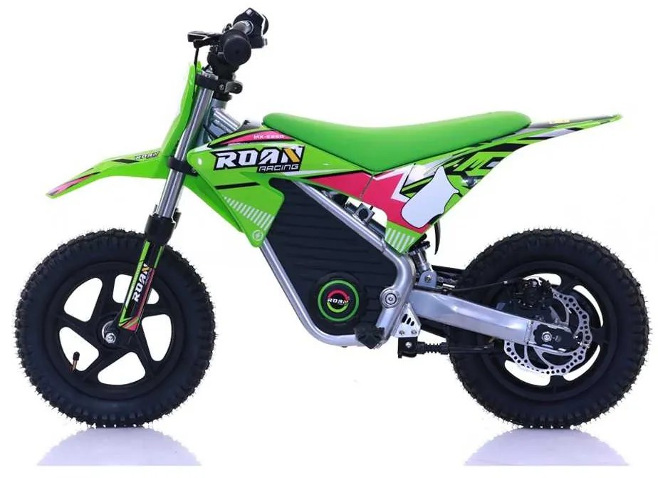 Mini moto elétrica para crianças Minicross electrica 250W 12/12"  Warrior MX-E250 Verde