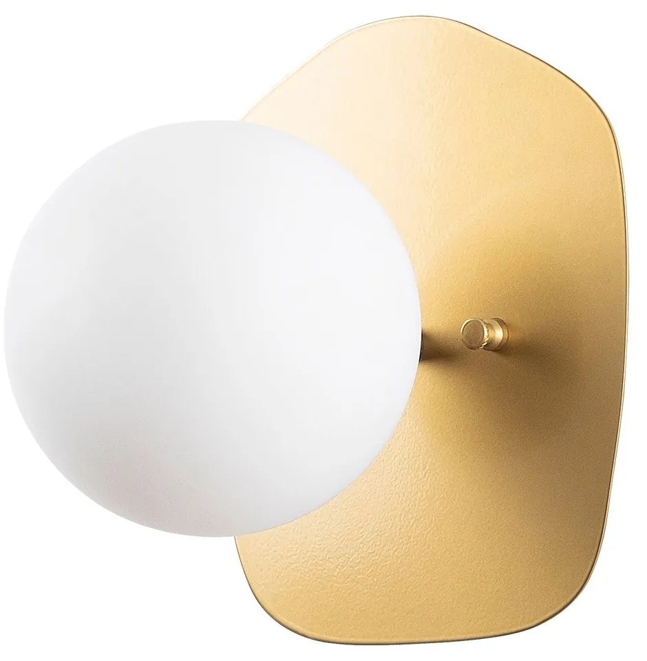 Candeeiro de Parede Well – Dourado – 20 x 25 x 25 cm
