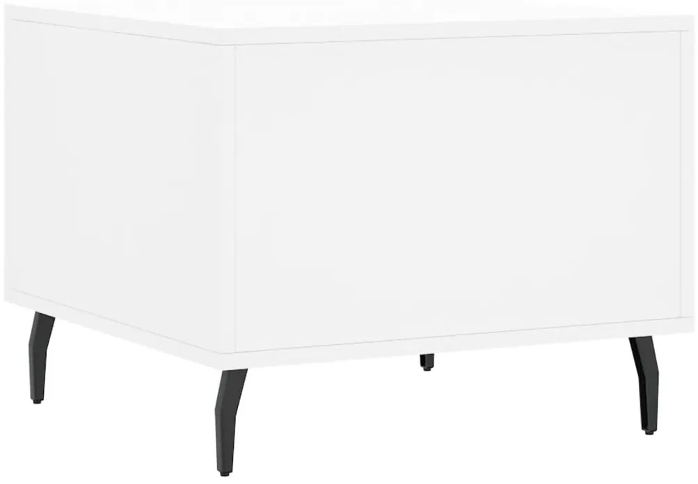 Mesa de centro 50x50x40 cm derivados de madeira branco
