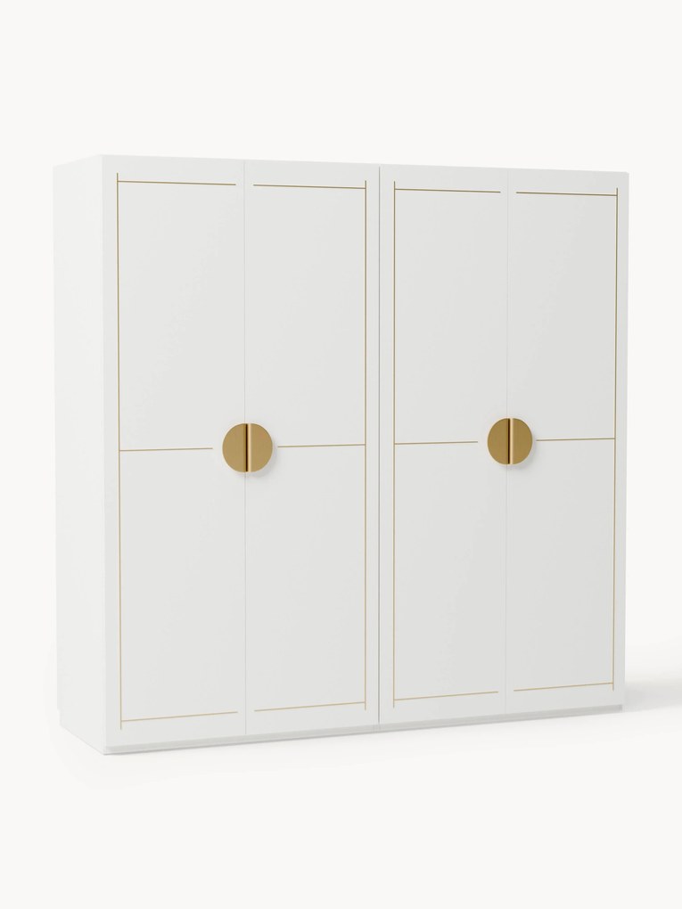 Roupeiro modular com portas de batente Denise, L 200 cm, vários tamanhos