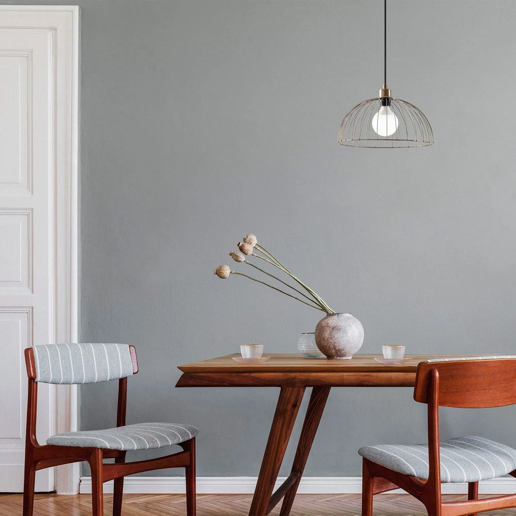 Candeeiro Suspenso Beybisi – Vintage – 35 x 35 cm
