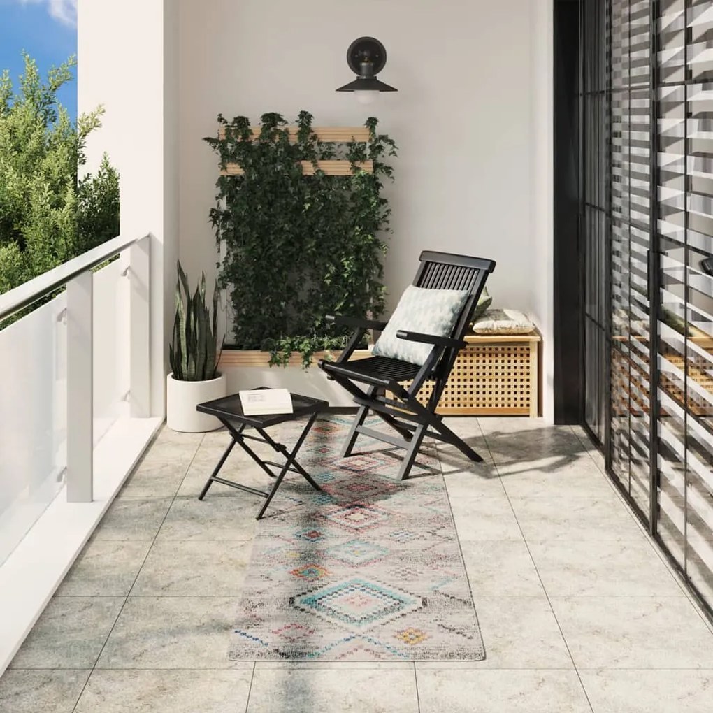 vidaXL Tapete de interior e exterior design vintage ARBIZU 80x250 cm
