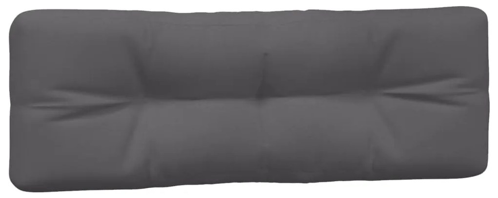 Almofadões de paletes 3 pcs tecido antracite