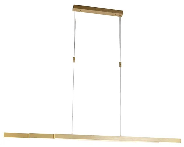 Candeeiro de suspensão ajustável latão dimmer to warm incl. LED - Juliet Design