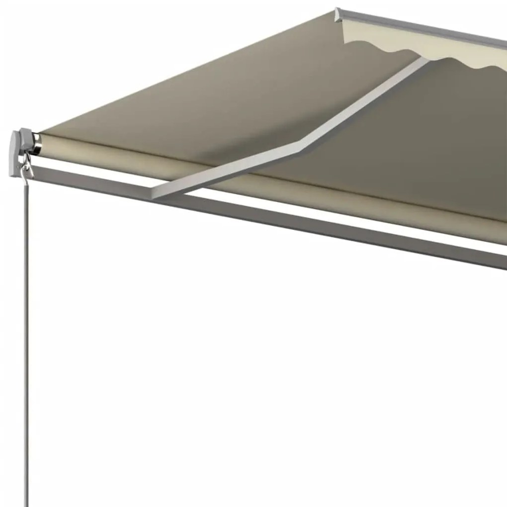 Toldo automático independente 400x350 cm cor creme