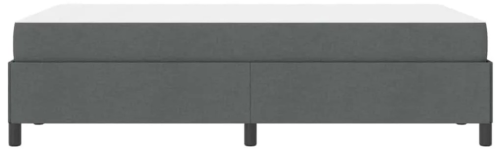 Cama Box Cinza escuro, Preto 120 x 190 cm