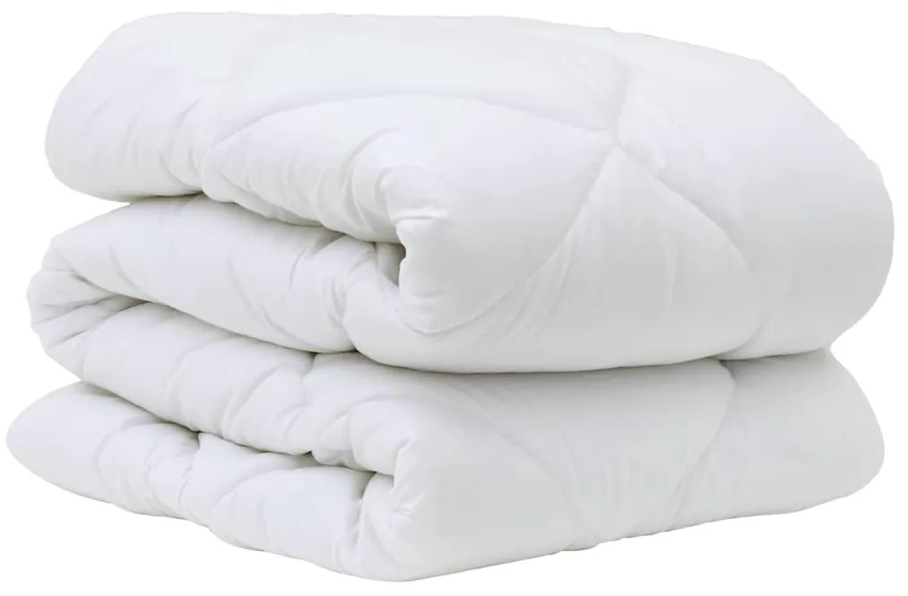 Edredão Outros com travesseiro 3 pcs Branco 200 x 220 cm Microfibra