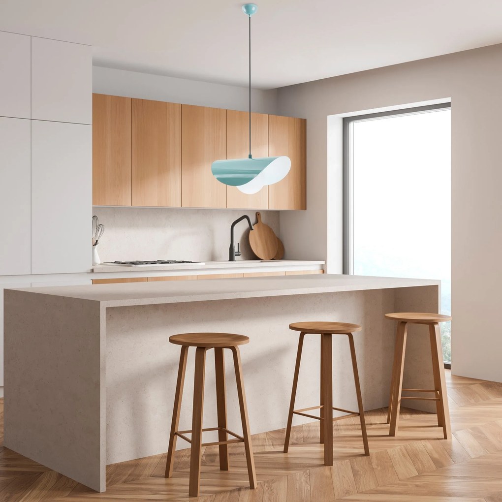 Chandelier Vatoz – Turquesa – 40 x 25 x 15 cm