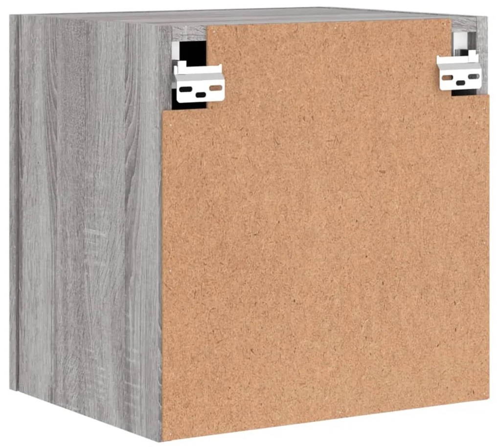 Móveis parede TV 2pcs 40,5x30x40 cm deriv. madeira cinza sonoma