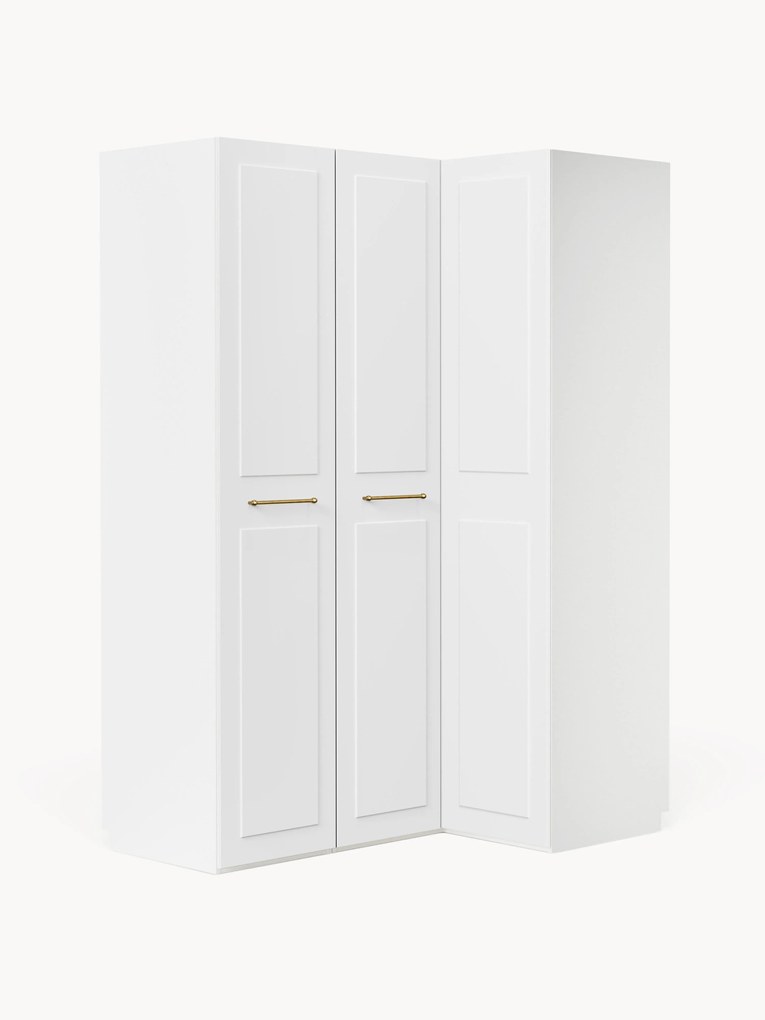 Roupeiro de canto modular Charlotte, L 165 cm, vários tamanhos