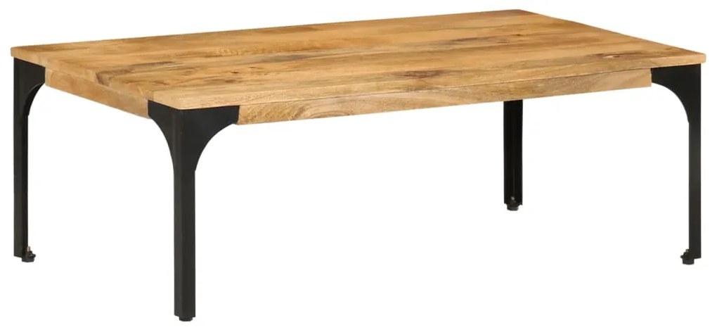 Mesa de centro 100x55x35 cm madeira de mangueira maciça
