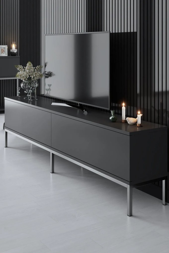 Móvel para TV Lord – Antracite – 180 x 47 x 30 cm