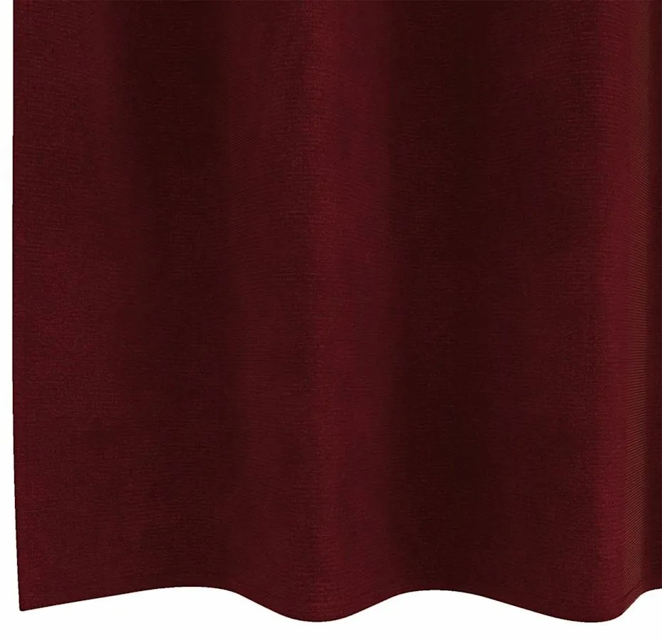 Cortinas Blackout com Ilhós 2 pcs Bordô Veludo