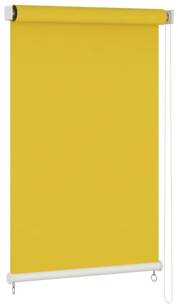 Estore de rolo para exterior 120x230 cm amarelo