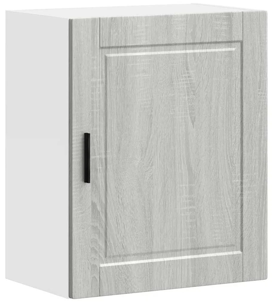 Armários parede cozinha 2 pcs Porto sonoma cinza