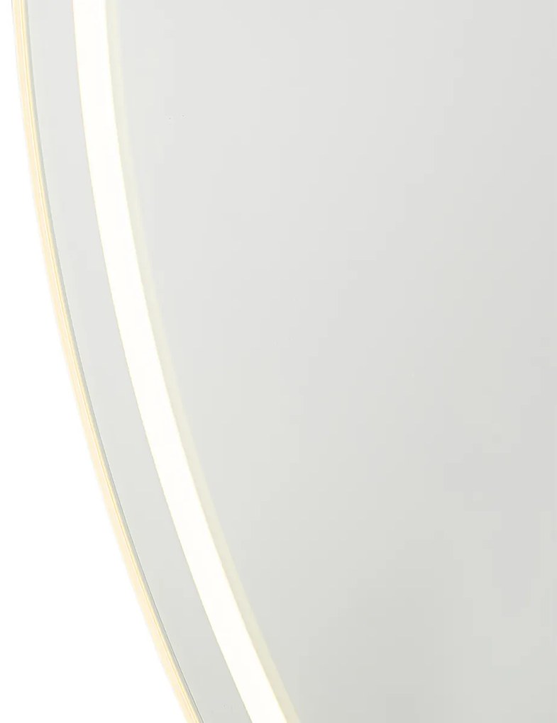 Espelho de casa de banho moderno 80 cm com LED e dimmer tátil - Sebas Moderno