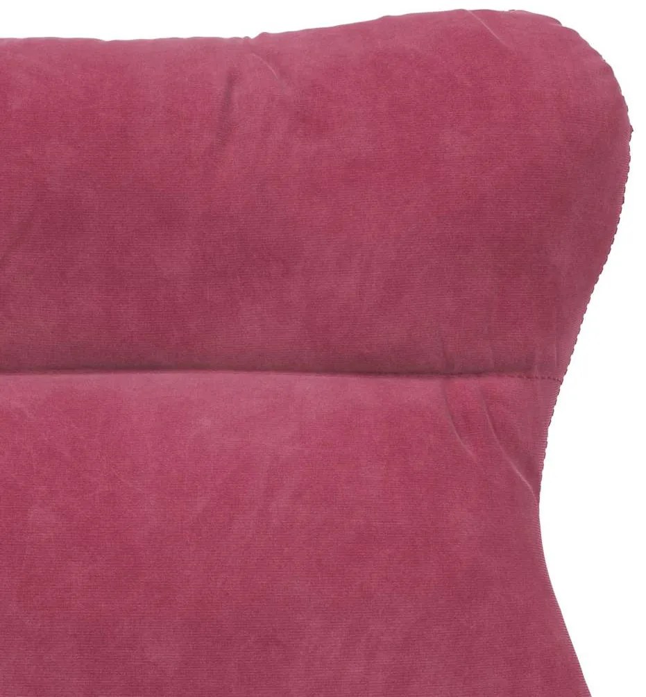 Poltrona Relaxante Veludo Bordô
