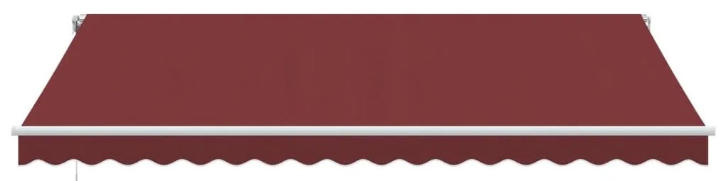 Toldo retrátil automático 450x300 cm bordô