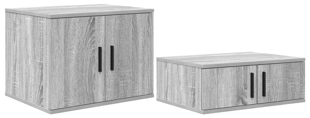 Armário de Armazenamento vidaXL Cinza Sonoma 118x41x40 cm Madeira de E