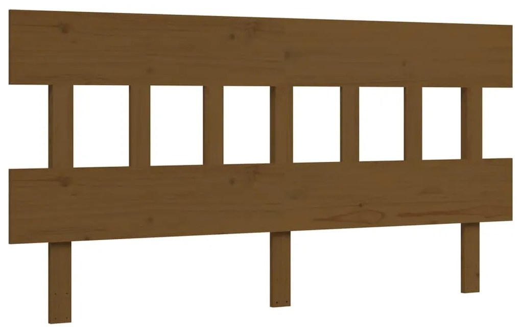 Cama idosos king size c/ cabeceira madeira maciça castanho-mel