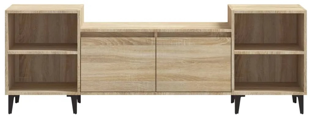 Móvel de TV 160x35x55 cm derivados de madeira carvalho sonoma