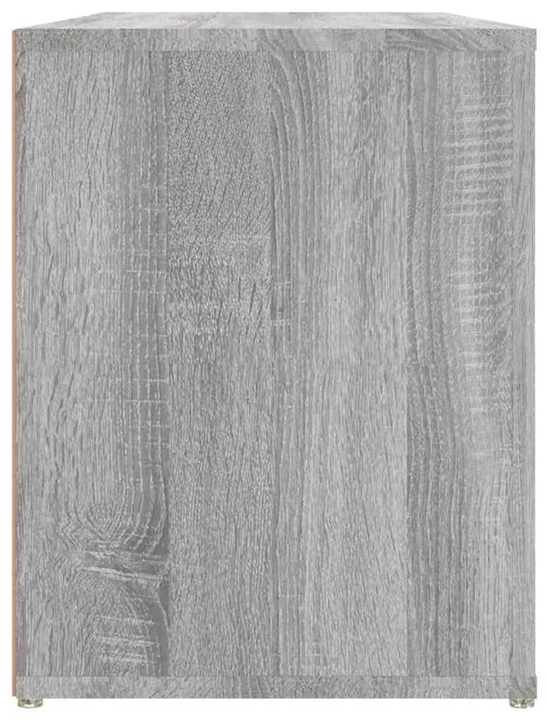 Sapateira 100x35x45 cm derivados de madeira sonoma cinza