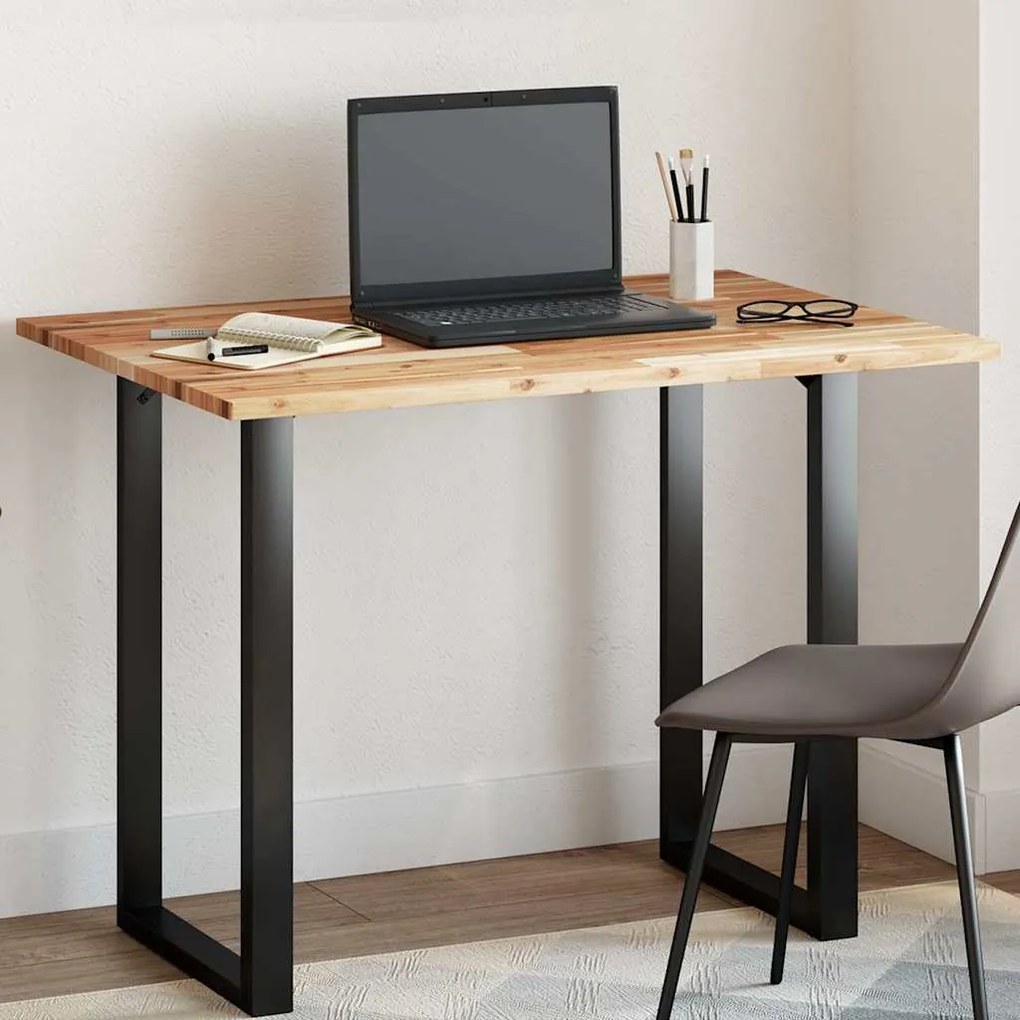 vidaXL Tampo de mesa retangular 100x70x2 cm madeira de acácia maciça