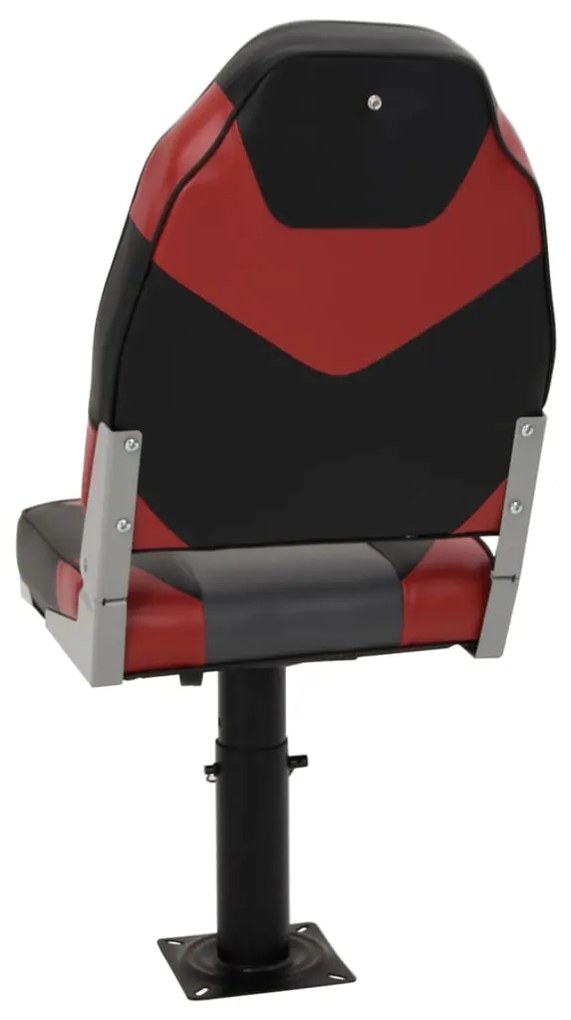 Assentos de barco 2 pcs c/ pedestais ajustáveis e rotação 360°