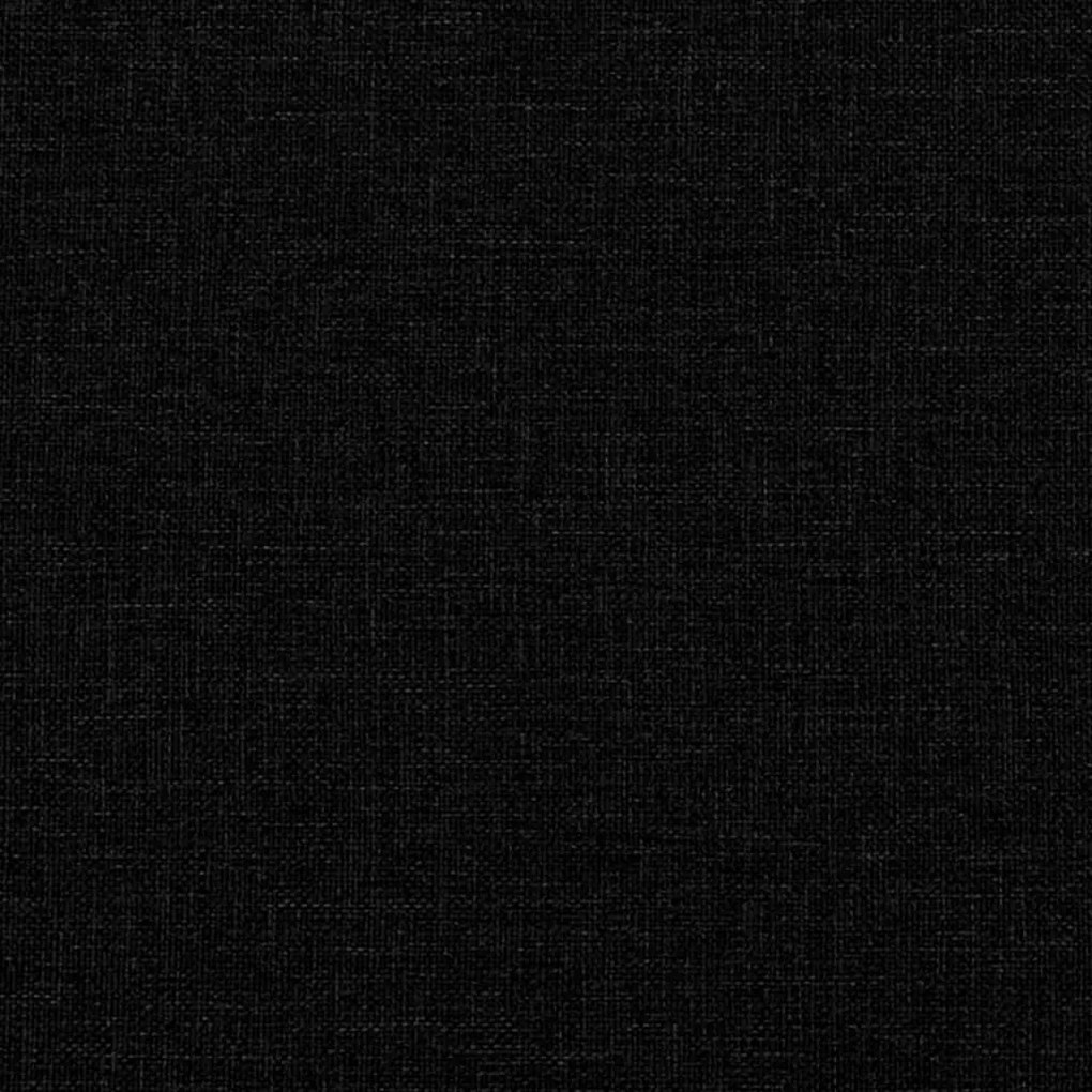 Sofá-cama com colchão 100x200 cm tecido preto