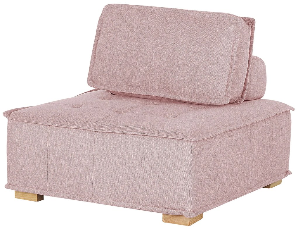Conjunto de sofás modular para 4 pessoas em rosa TIBRO Beliani