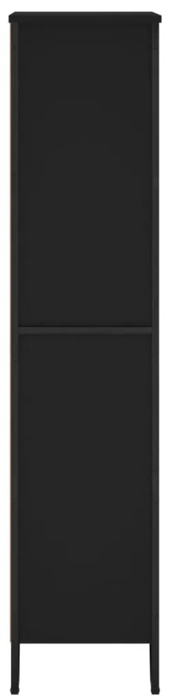 Estante 80x31x137,5 cm derivados de madeira preto