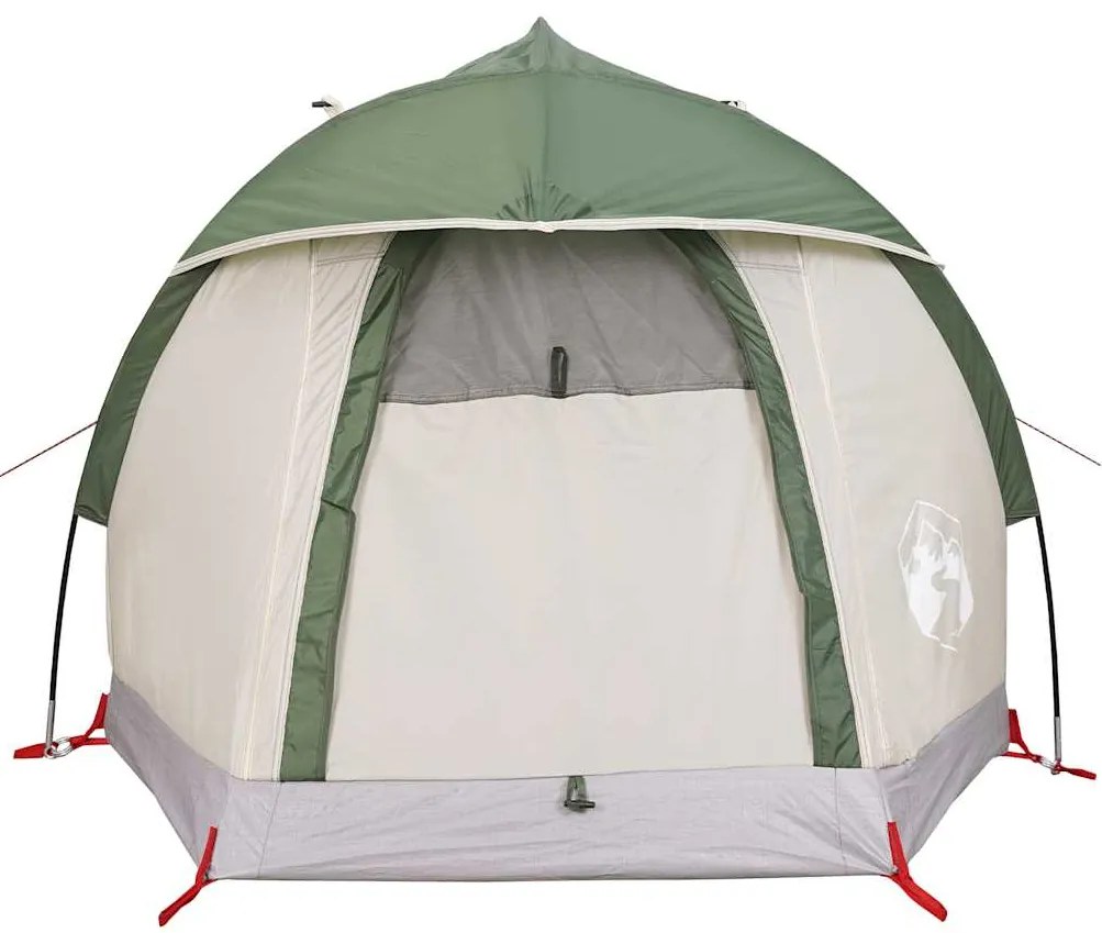 Tenda de campismo cúpula para 1 pessoa impermeável verde