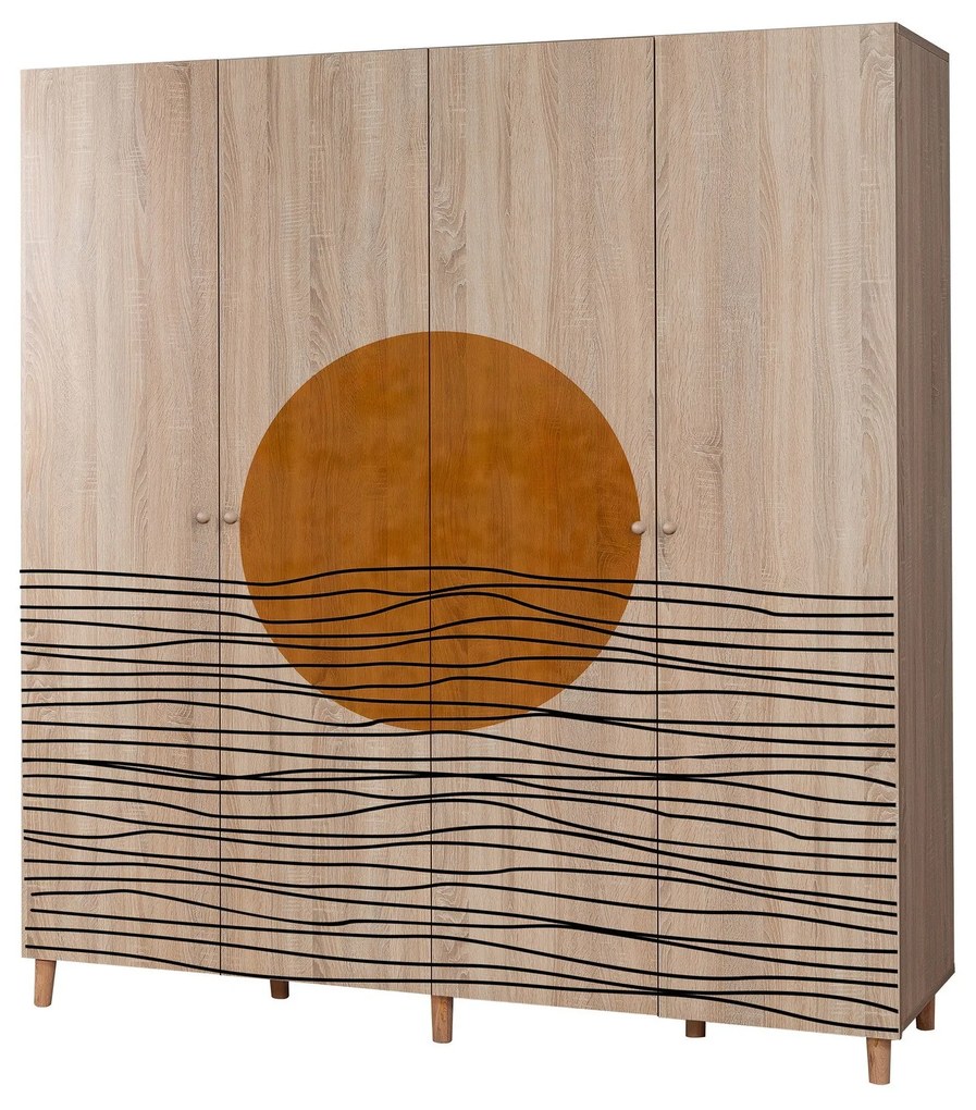 Guarda-Roupa Loni – Sonomo – 180x192x52 cm