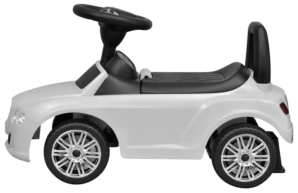 Carro para crianças a pedais branco