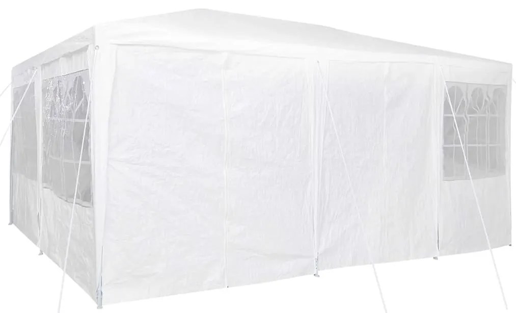 Tenda para Festa com 10 Lados Brancos 6x4 m PE