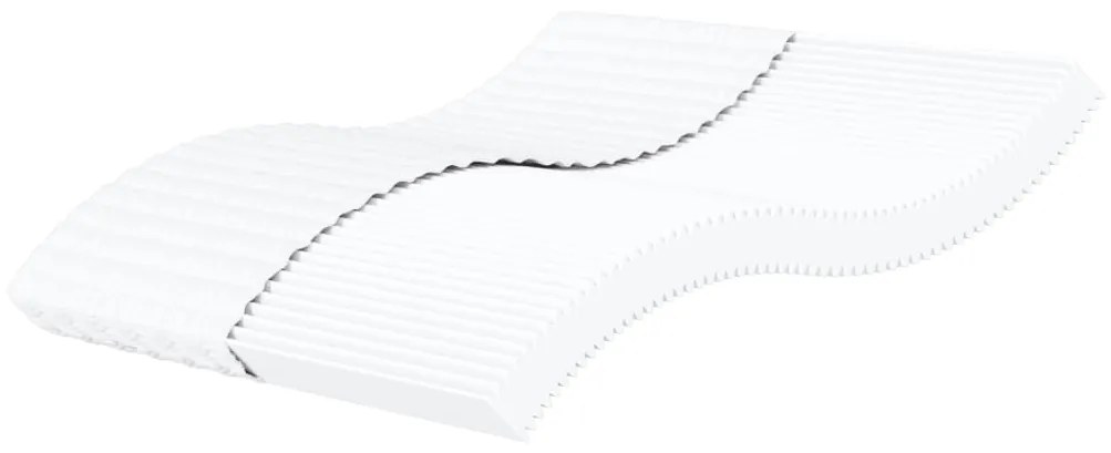vidaXL Colchão de espuma 200x200 cm dureza H2 H3 branco